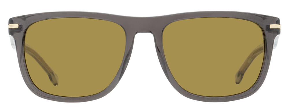 Boss Classic Rectangular Sunglasses B1626/S KB770 Transparent Gray 55mm - Picture 2 of 2